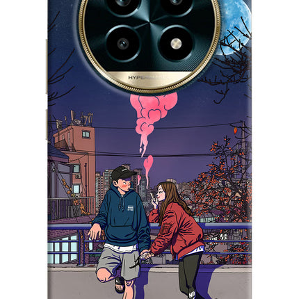 Chilling Couple Realme 13 Pro 5G Hard Case Back Cover by Casekaro