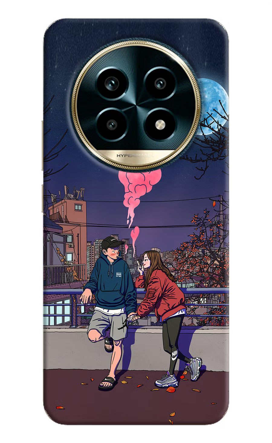 Chilling Couple Realme 13 Pro 5G Back Cover, Hard case