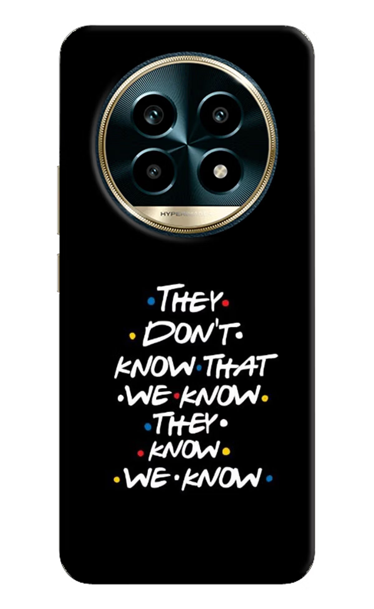 FRIENDS Dialogue Realme 13 Pro 5G Hard Case Back Cover by Casekaro