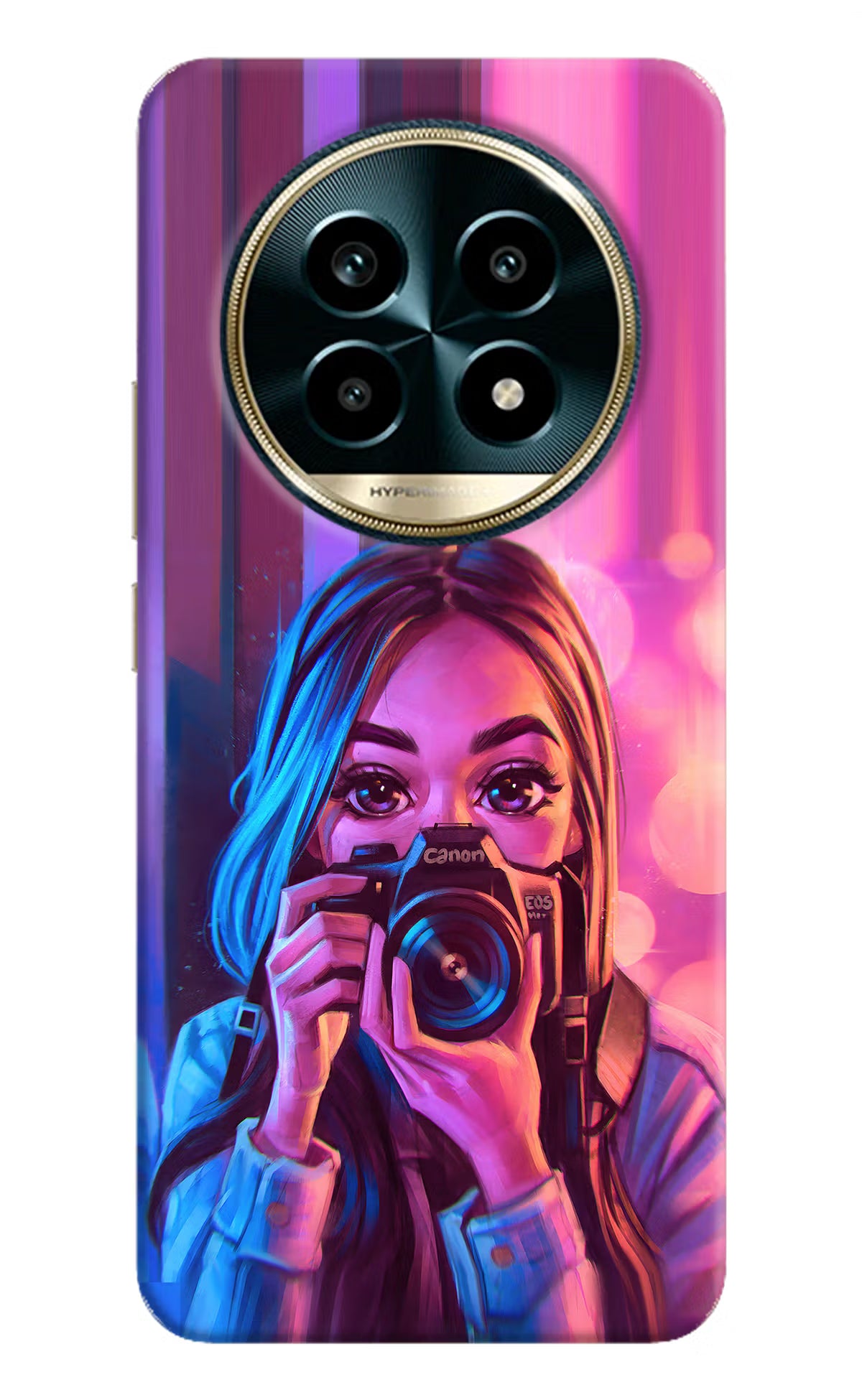 Girl Photographer Realme 13 Pro 5G Hard Case Back Cover by Casekaro