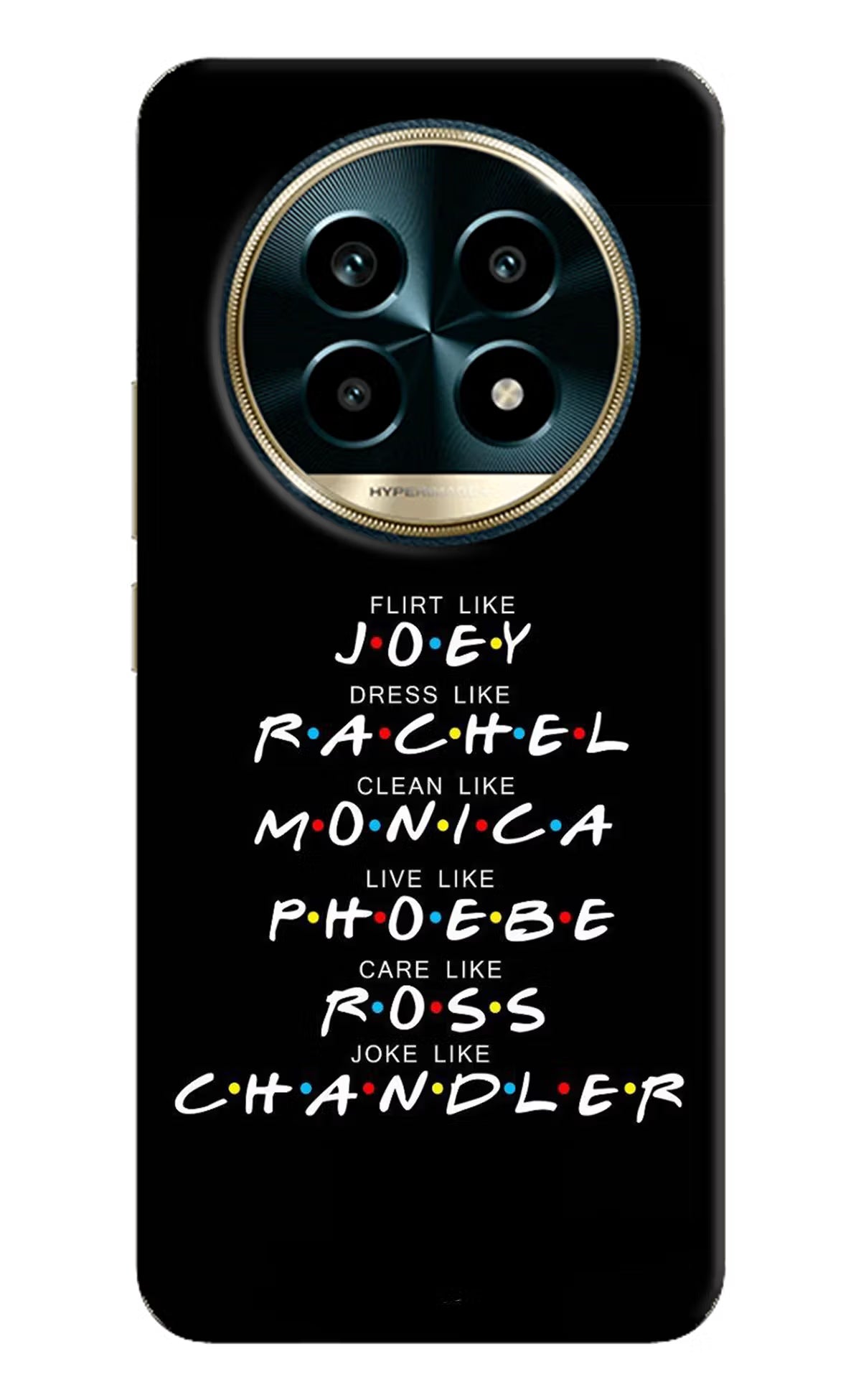 FRIENDS Character Realme 13 Pro 5G Hard Case Back Cover by Casekaro