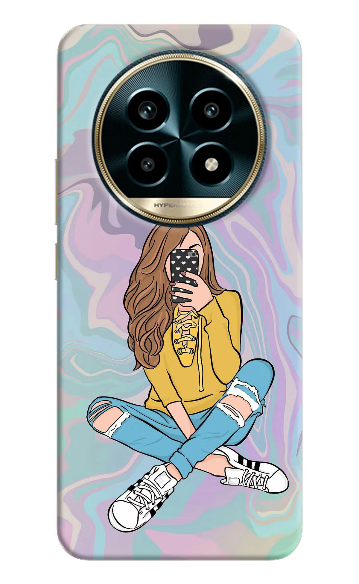 Selfie Girl Realme 13 Pro 5G Hard Case Back Cover by Casekaro