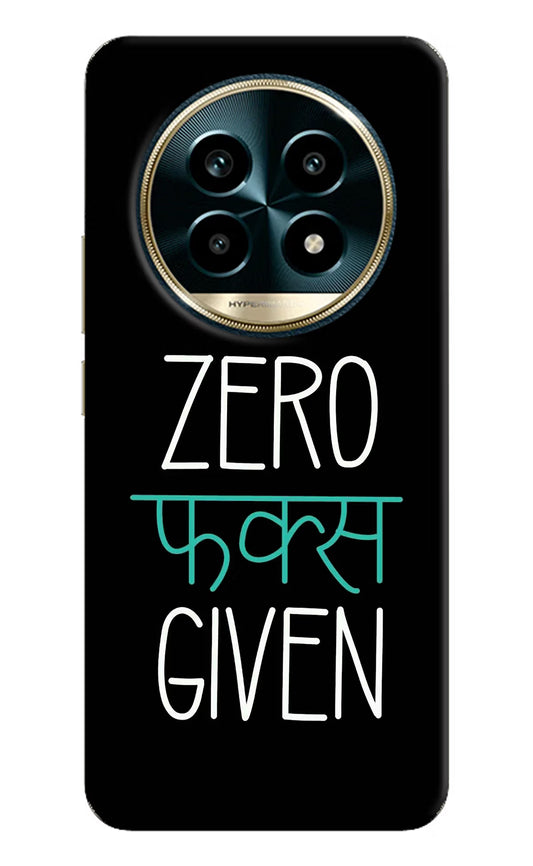 Zero Fucks Given Realme 13 Pro 5G Hard Case Back Cover by Casekaro
