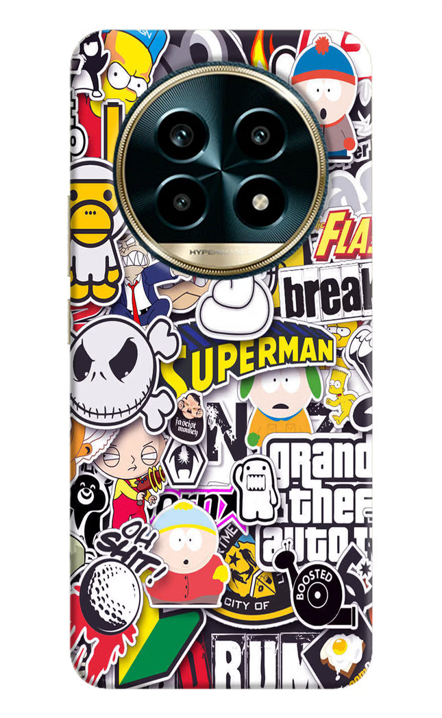 Sticker Bomb Realme 13 Pro 5G Hard Case Back Cover by Casekaro