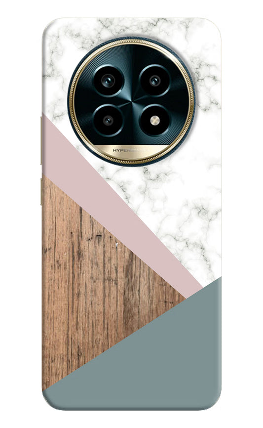 Marble wood Abstract Realme 13 Pro 5G Hard Case Back Cover by Casekaro