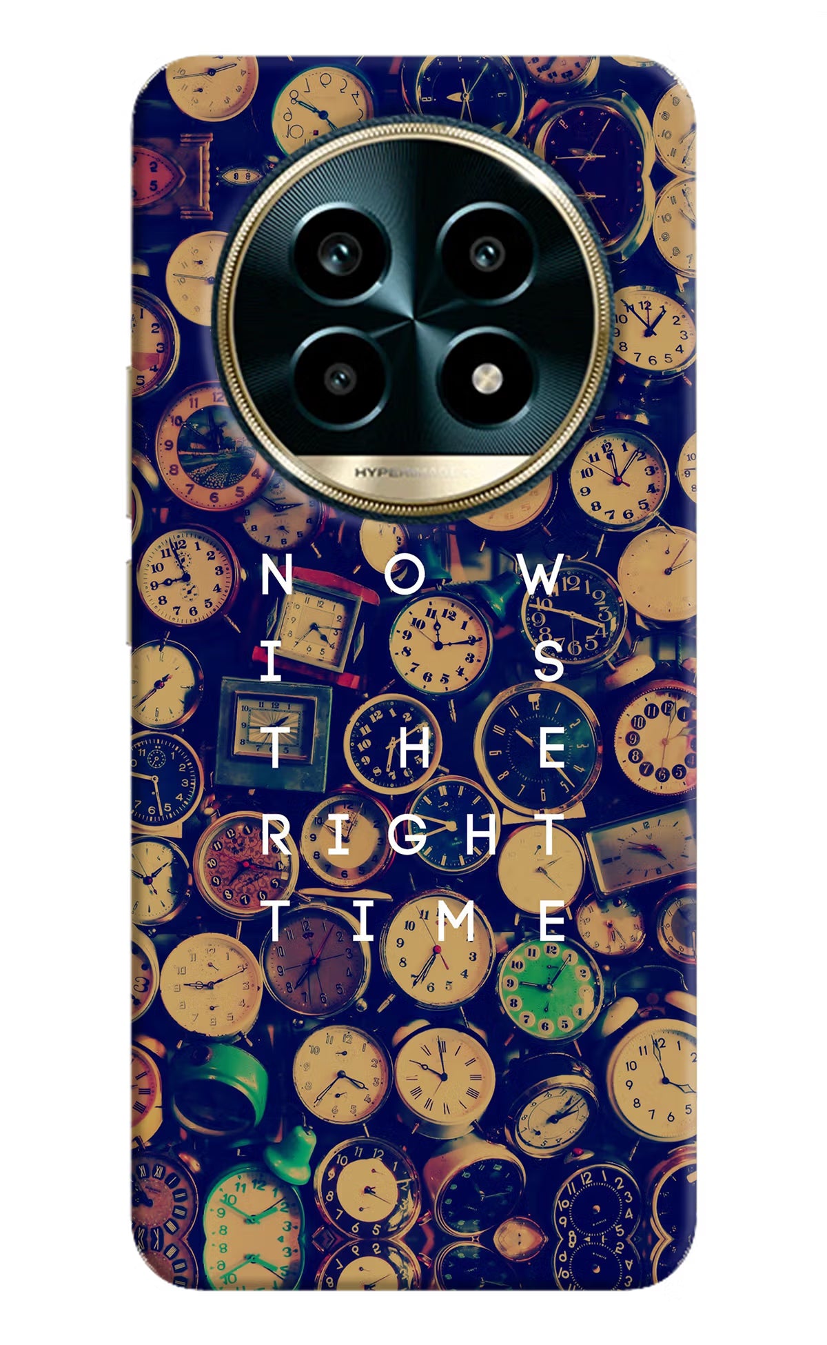 Now is the Right Time Quote Realme 13 Pro 5G Hard Case Back Cover by Casekaro