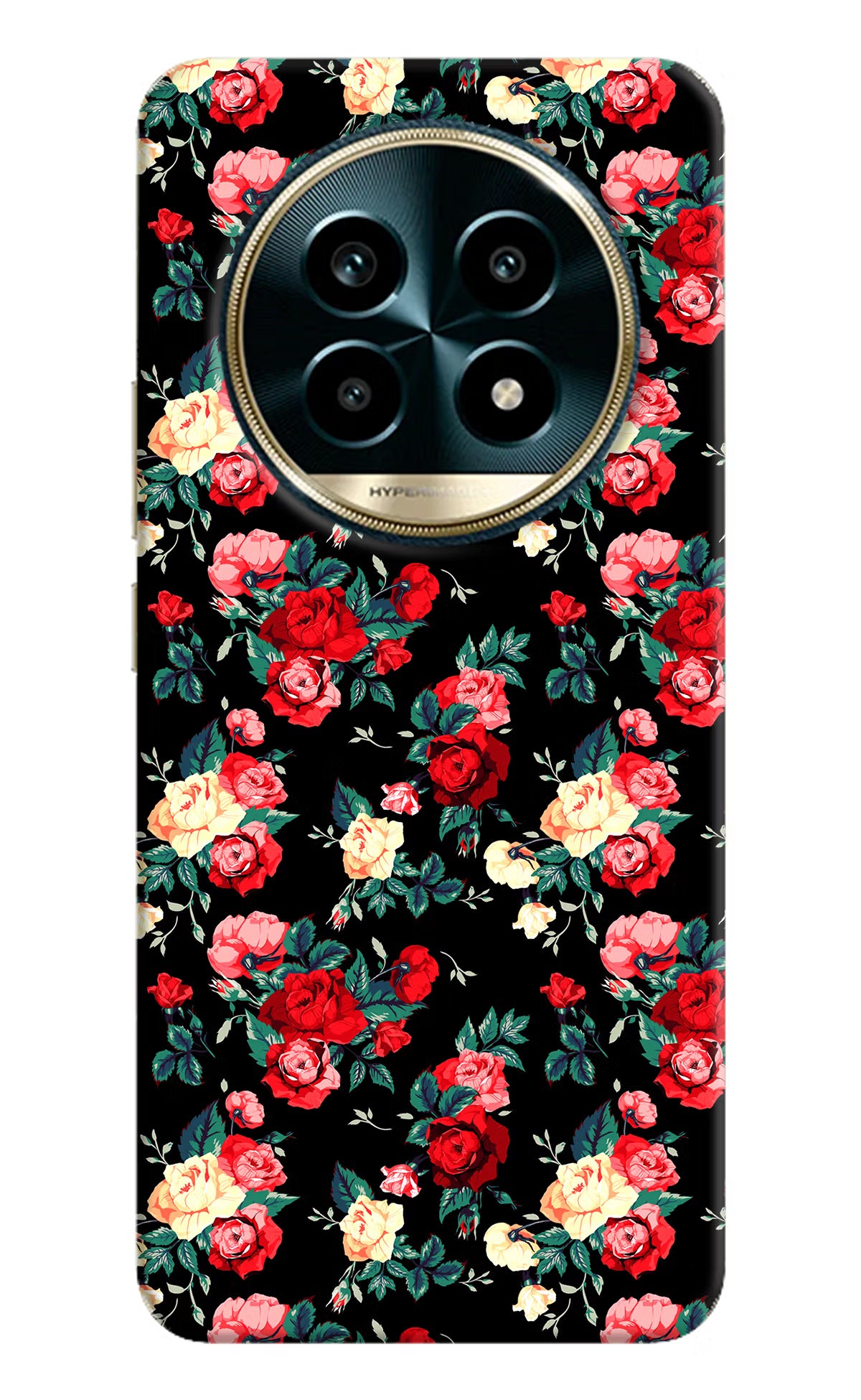 Rose Pattern Realme 13 Pro 5G Hard Case Back Cover by Casekaro