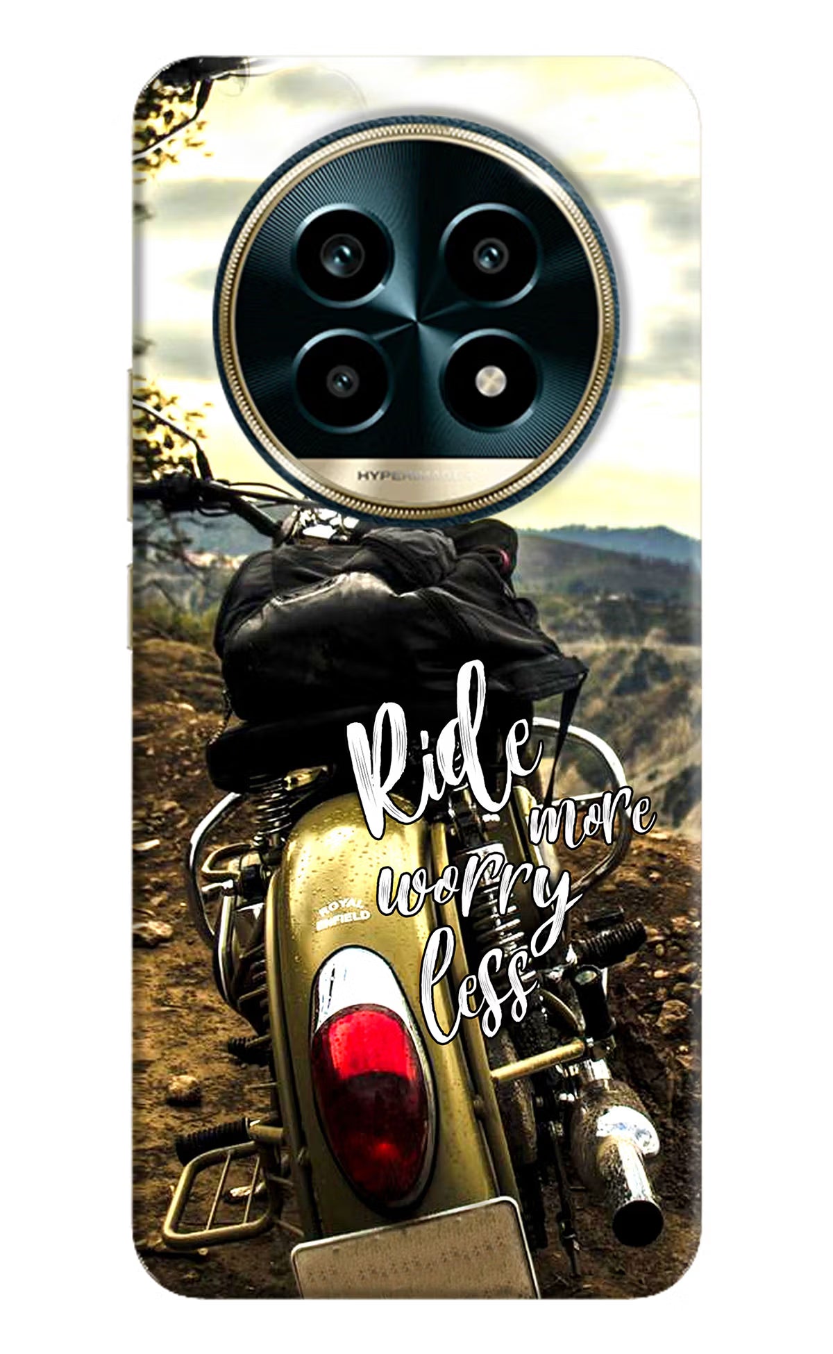 Ride More Worry Less Realme 13 Pro 5G Hard Case Back Cover by Casekaro