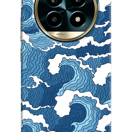Blue Waves Realme 13 Pro 5G Hard Case Back Cover by Casekaro