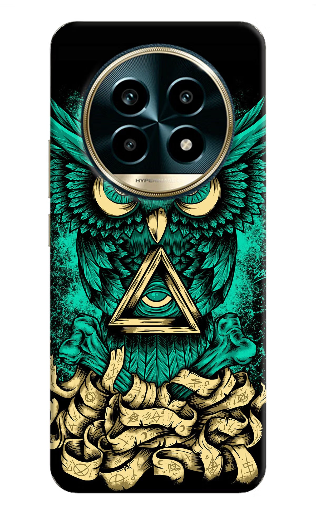 Green Owl Realme 13 Pro 5G Hard Case Back Cover by Casekaro