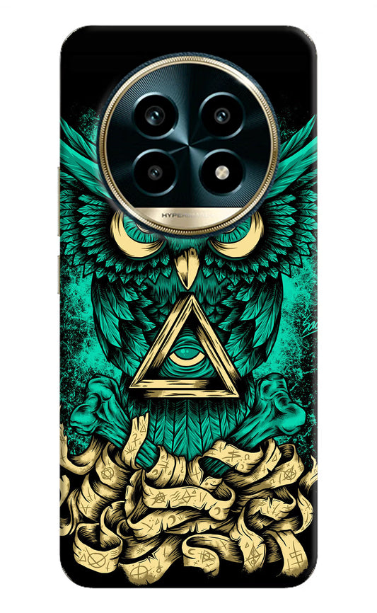 Green Owl Realme 13 Pro 5G Hard Case Back Cover by Casekaro