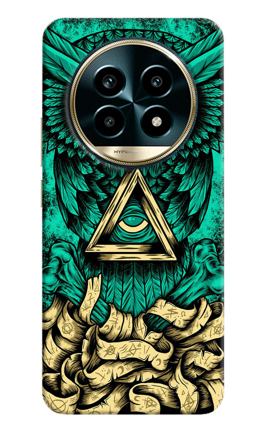 Green Owl Realme 13 Pro 5G Hard Case Back Cover by Casekaro