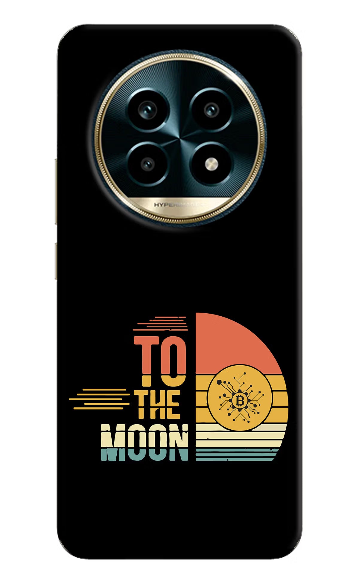 To the Moon Realme 13 Pro 5G Hard Case Back Cover by Casekaro