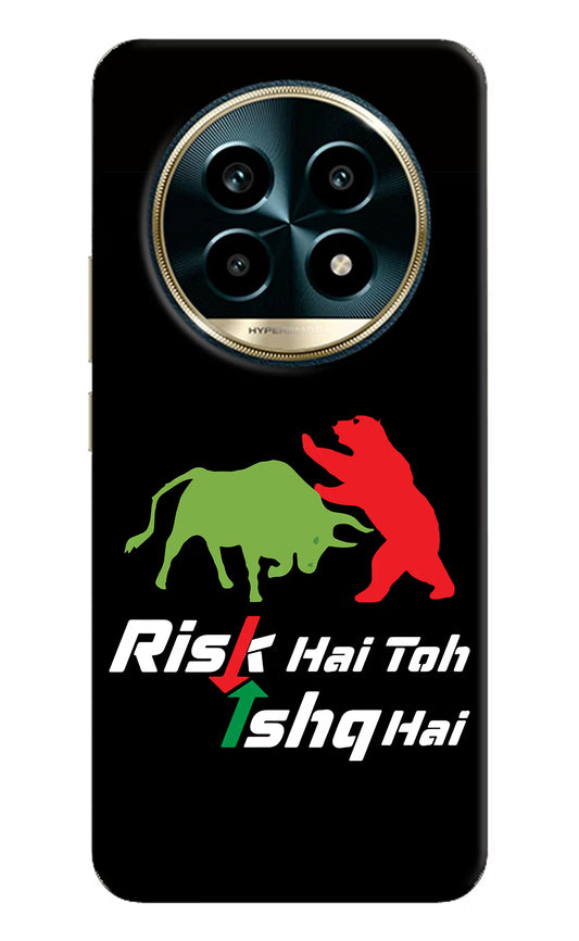 Risk Hai Toh Ishq Hai Realme 13 Pro 5G Hard Case Back Cover by Casekaro