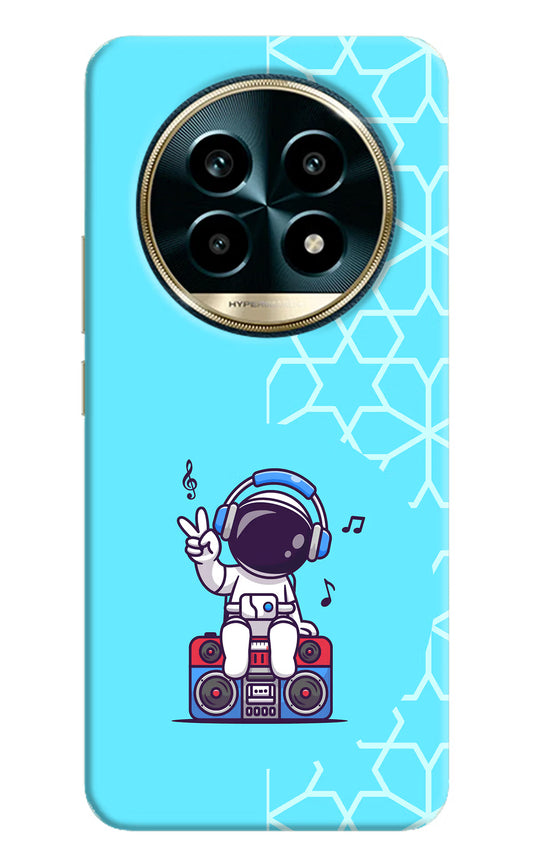 Cute Astronaut Chilling Realme 13 Pro 5G Hard Case Back Cover by Casekaro
