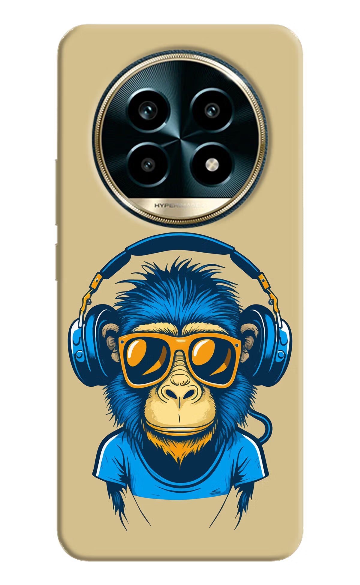 Monkey Headphone Realme 13 Pro 5G Hard Case Back Cover by Casekaro