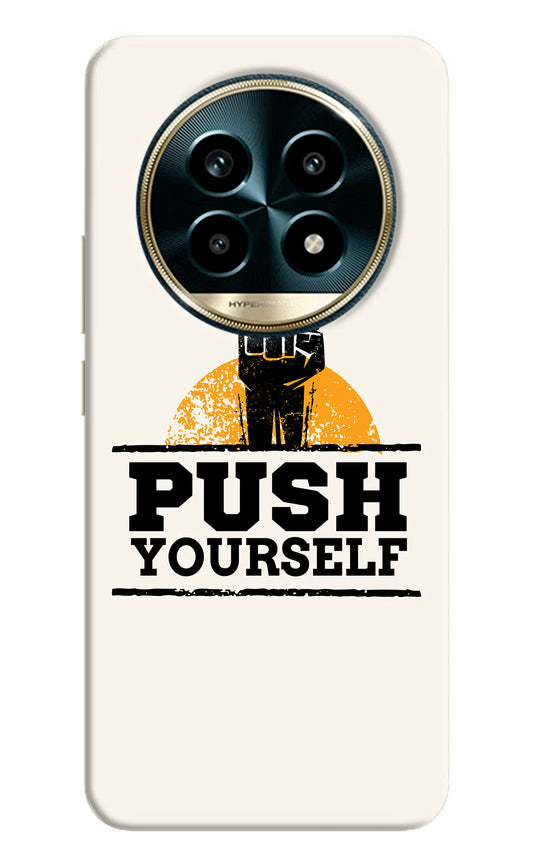 Push Yourself Realme 13 Pro 5G Hard Case Back Cover by Casekaro