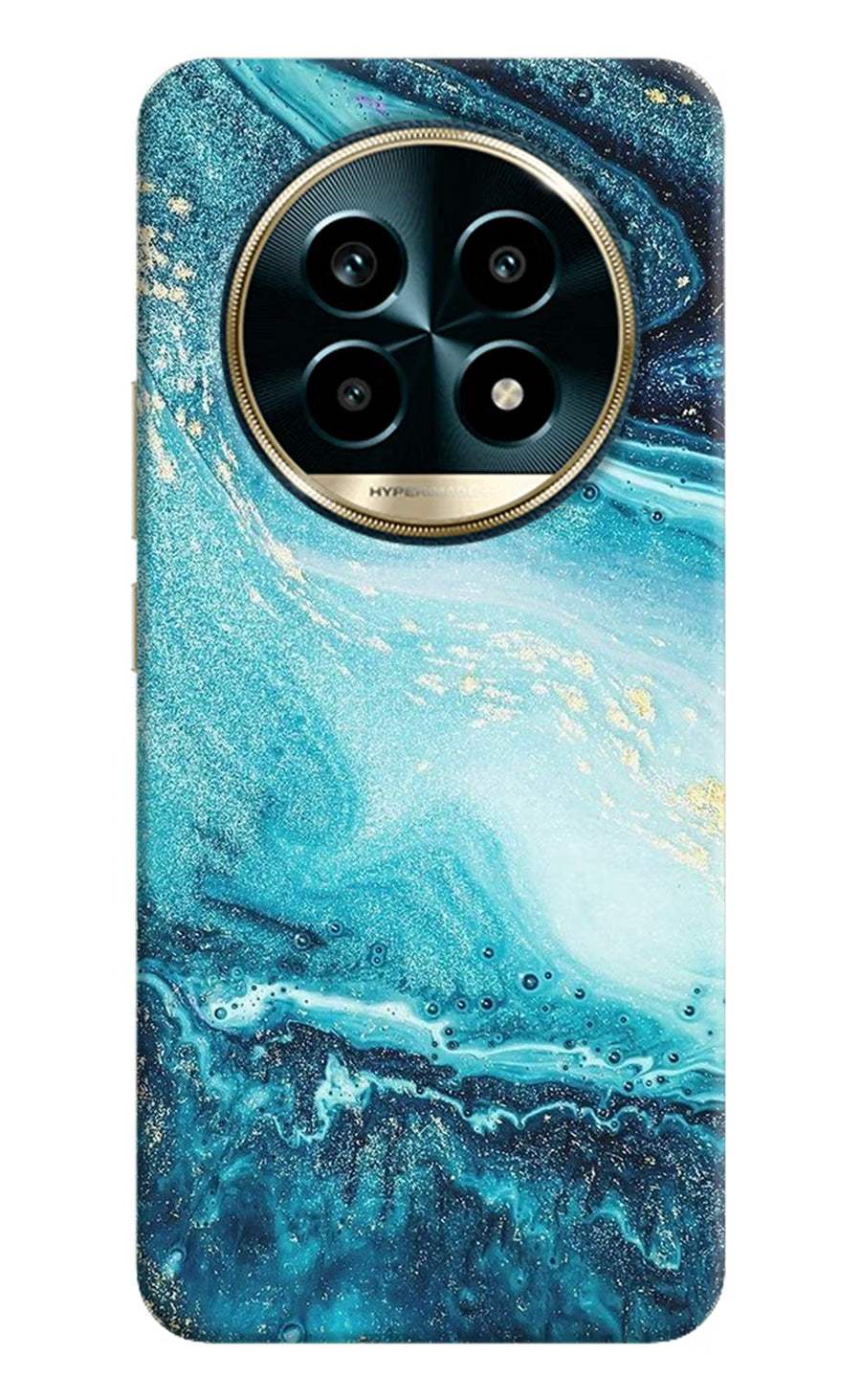 Blue Glitter Marble Realme 13 Pro 5G Back Cover, Hard case