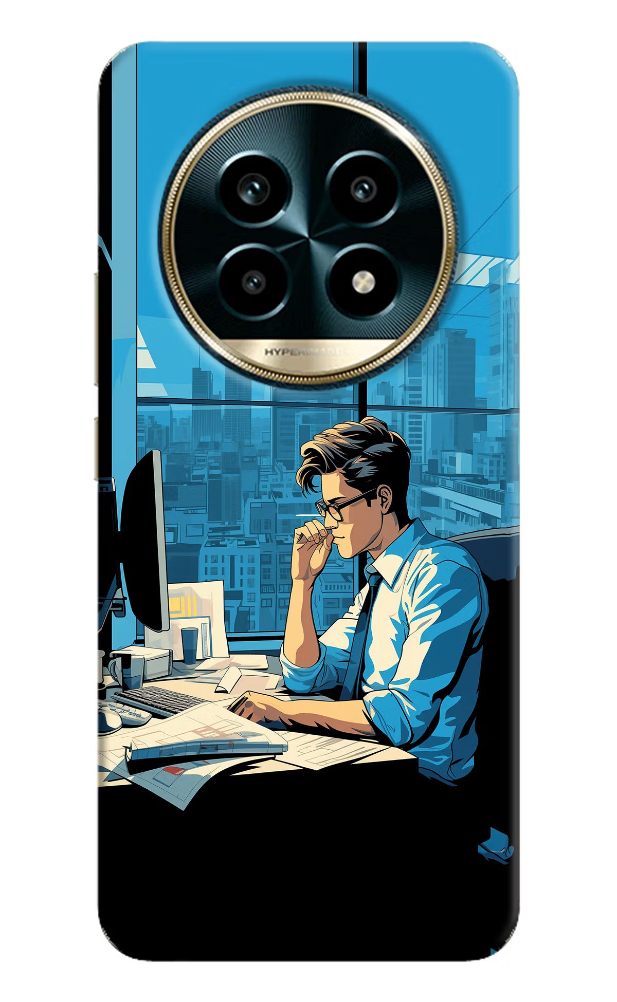 Focused Hustler (AI Generated) Realme 13 Pro 5G Hard Case Back Cover by Casekaro