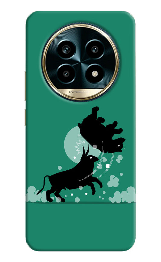Bull Conqueror Realme 13 Pro 5G Hard Case Back Cover by Casekaro