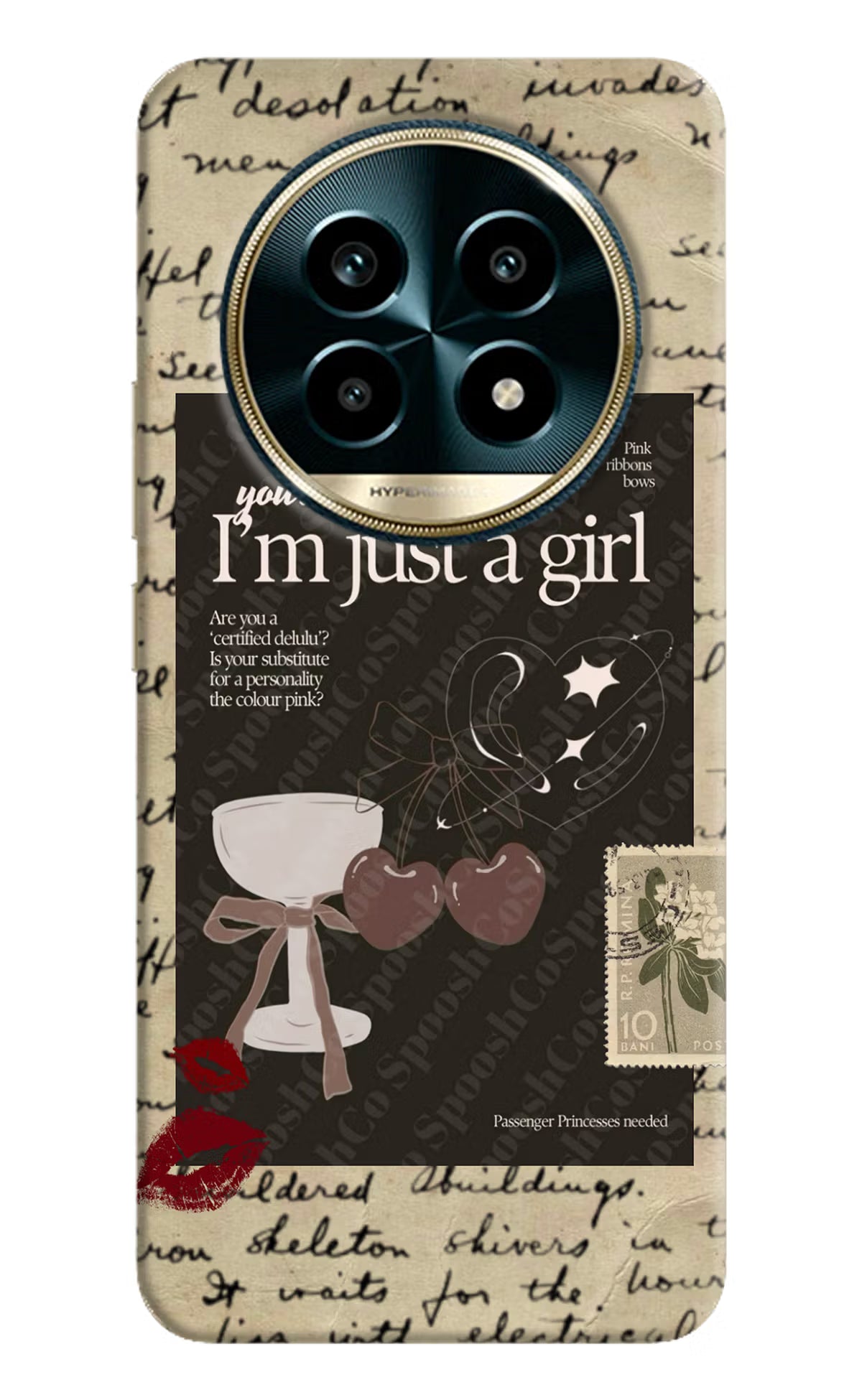 I am just a girl Realme 13 Pro 5G Hard Case Back Cover by Casekaro