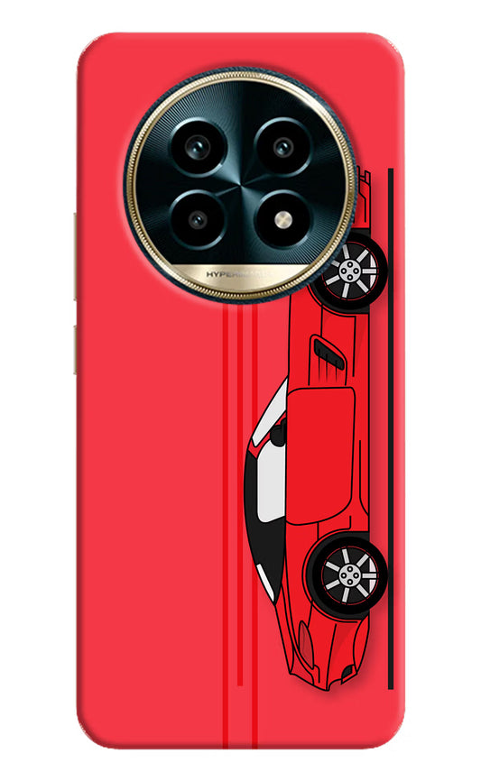 Red Velocity Realme 13 Pro 5G Hard Case Back Cover by Casekaro