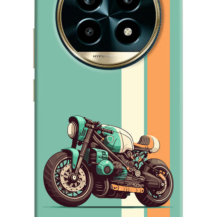 Striped Moto Drift Realme 13 Pro 5G Hard Case Back Cover by Casekaro