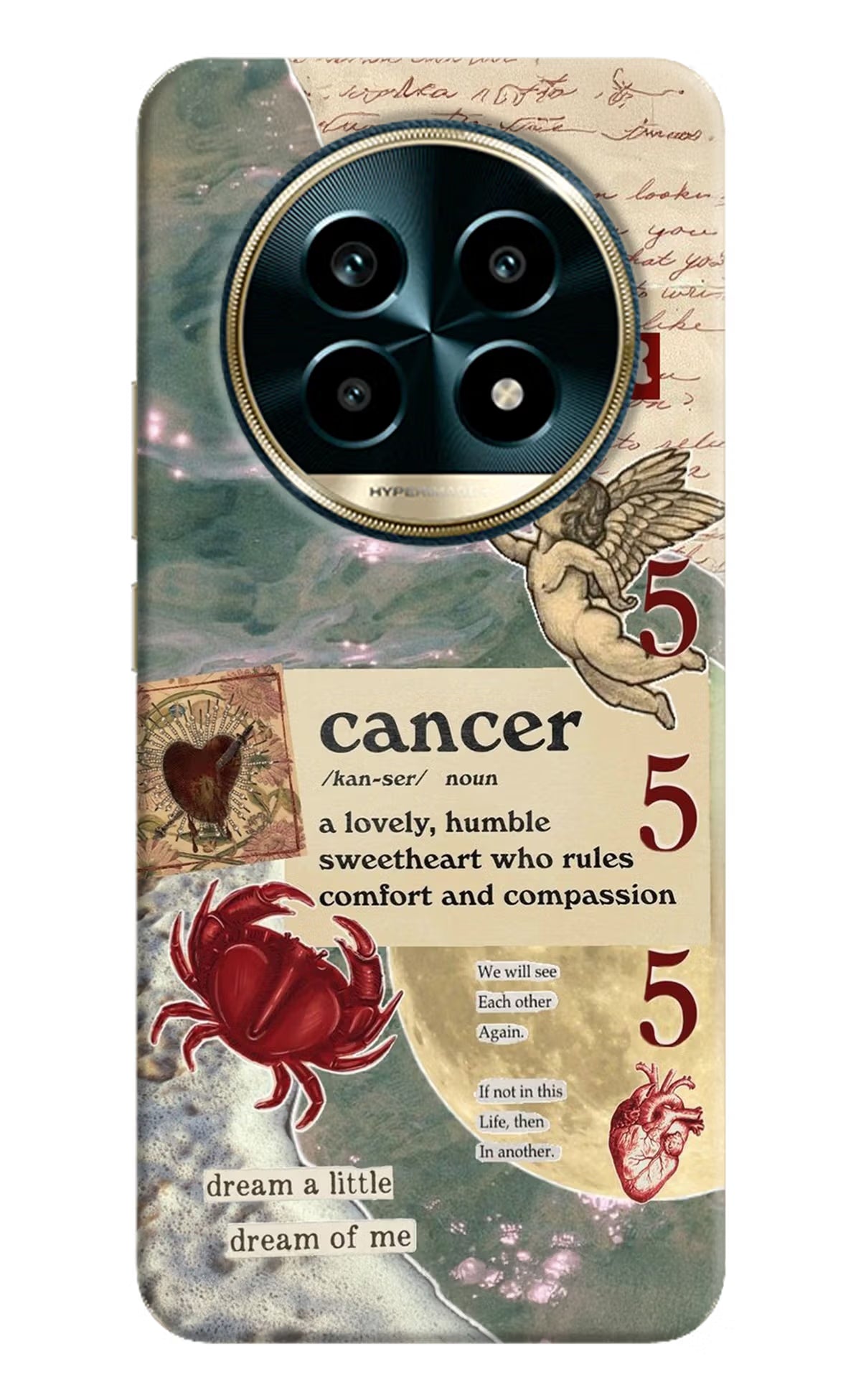 Cancer Zodiac Realme 13 Pro 5G Hard Case Back Cover by Casekaro