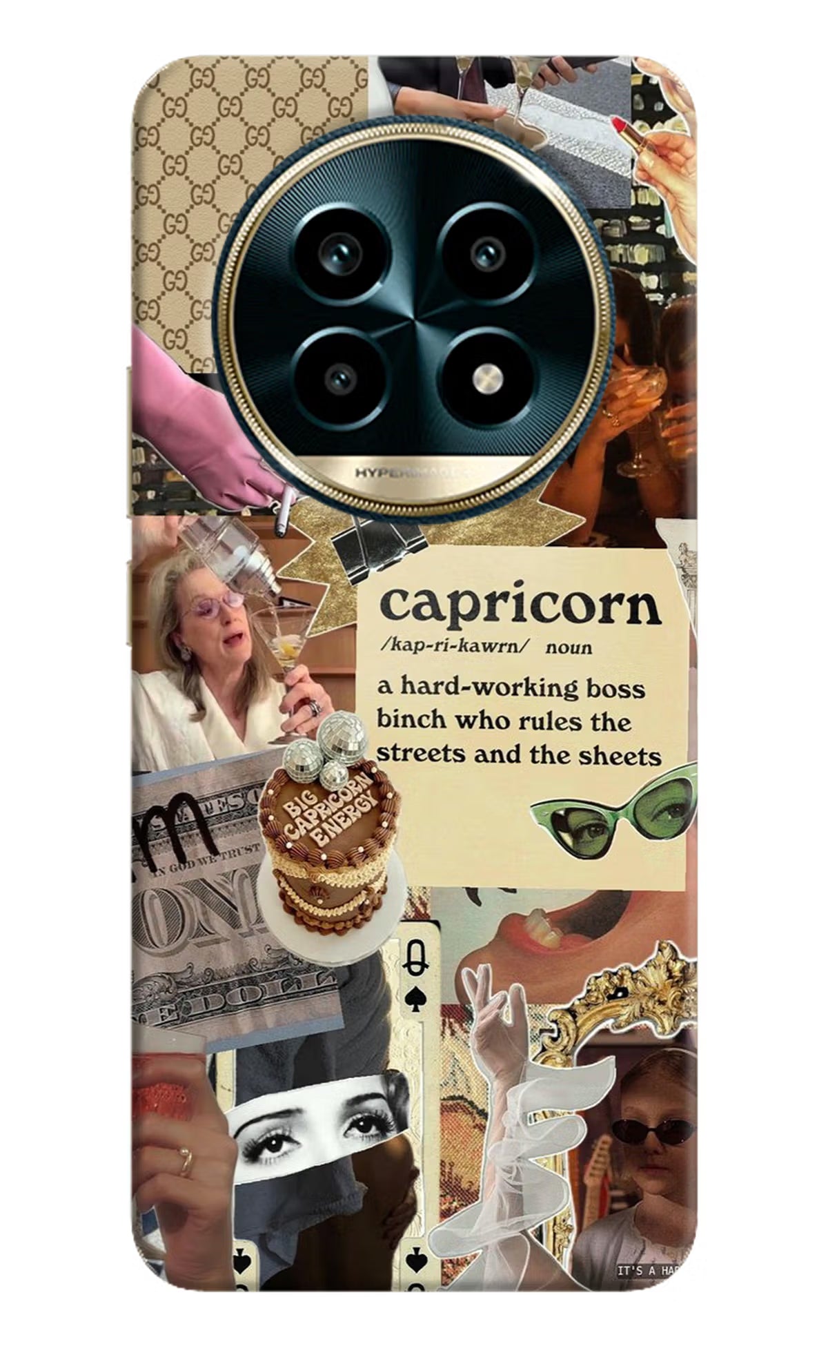 Capricorn Zodiac Realme 13 Pro 5G Hard Case Back Cover by Casekaro