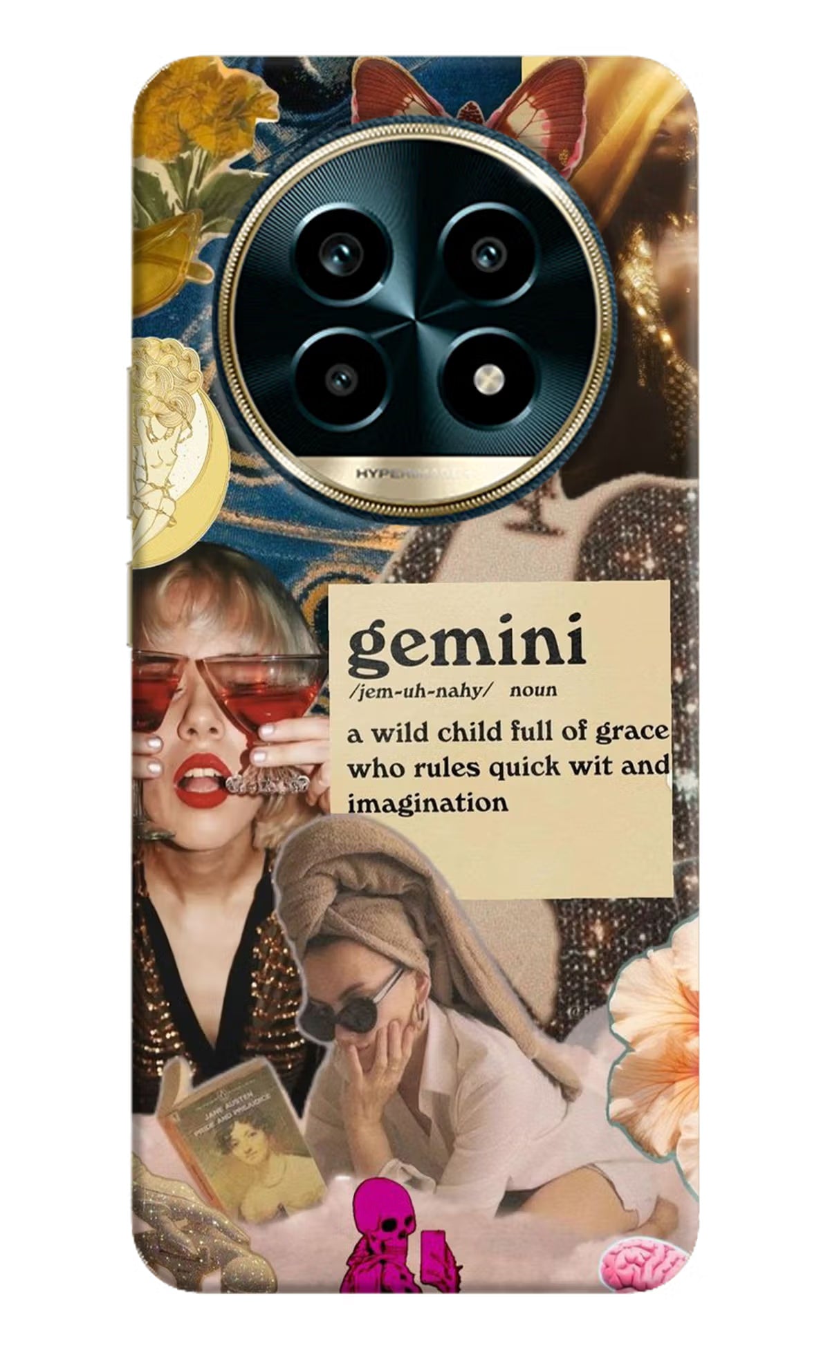 Gemini Zodiac Realme 13 Pro 5G Hard Case Back Cover by Casekaro