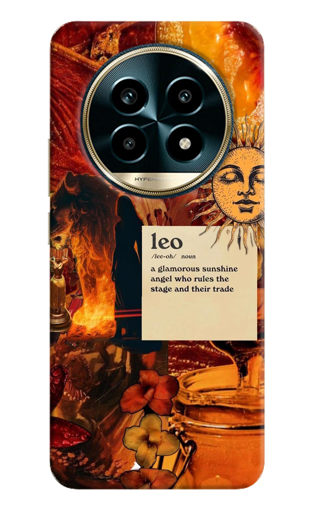 Leo Zodiac Realme 13 Pro 5G Hard Case Back Cover by Casekaro