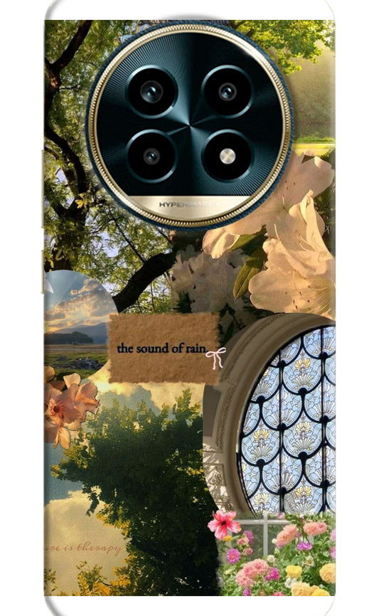 Rain Realme 13 Pro 5G Hard Case Back Cover by Casekaro