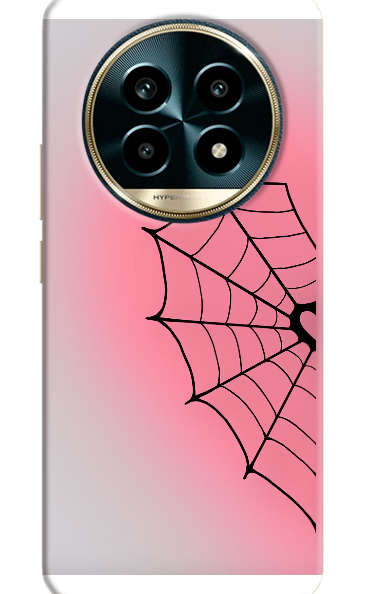 Pink Web Realme 13 Pro 5G Back Cover