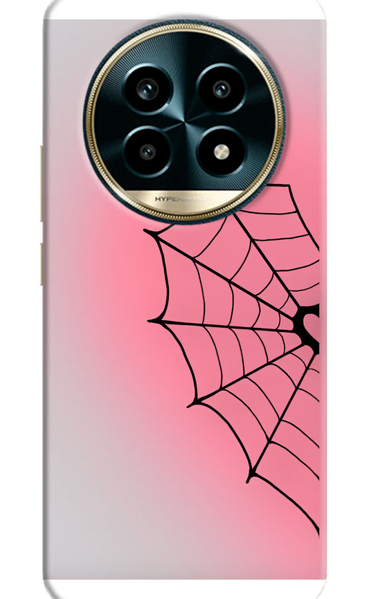 Pink Web Realme 13 Pro 5G Hard Case Back Cover by Casekaro