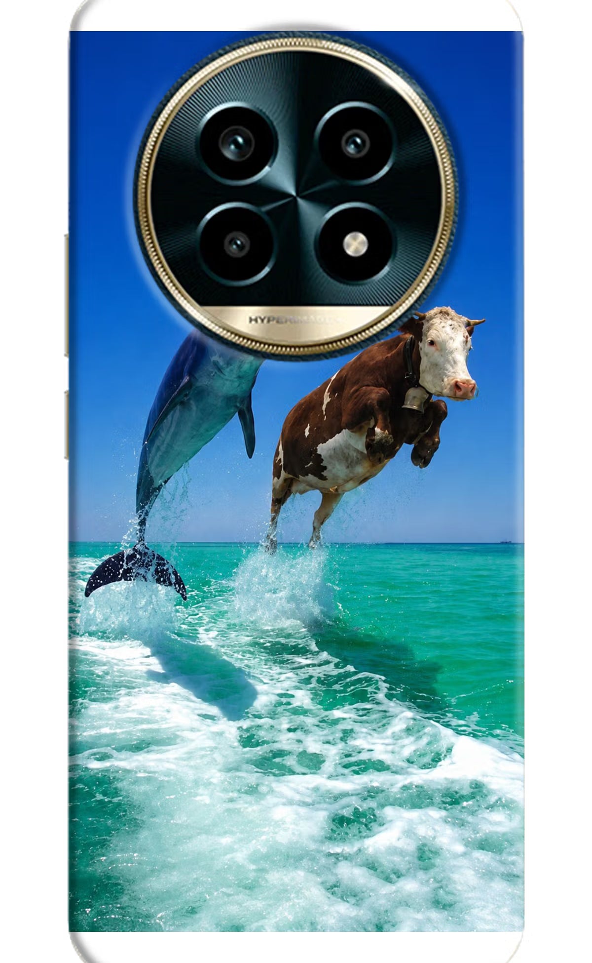 Dolphin vs Cow Realme 13 Pro 5G Back Cover