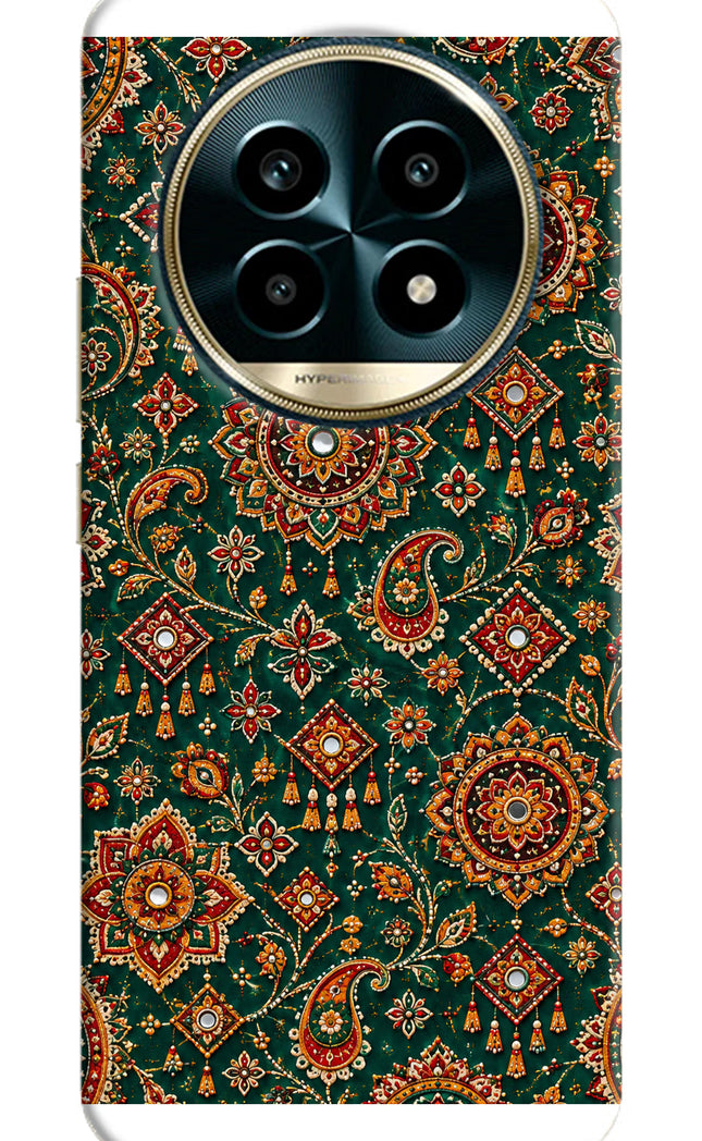 Green Pataka Realme 13 Pro 5G Hard Case Back Cover by Casekaro