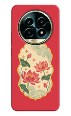 Pink Lotus Realme 13 Pro 5G Hard Case Back Cover by Casekaro