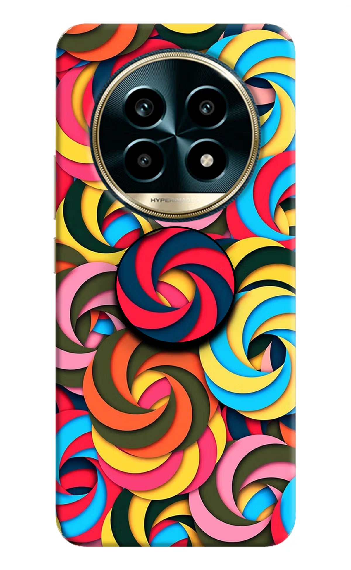 Spiral Pattern Realme 13 Pro 5G Pop Case by Casekaro