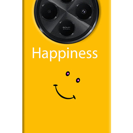 Happiness With Smiley Redmi A4 5G Hard Case Back Cover by Casekaro