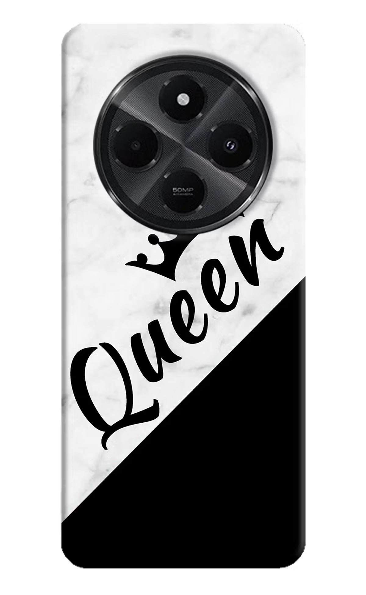 Queen Redmi A4 5G Hard Case Back Cover by Casekaro