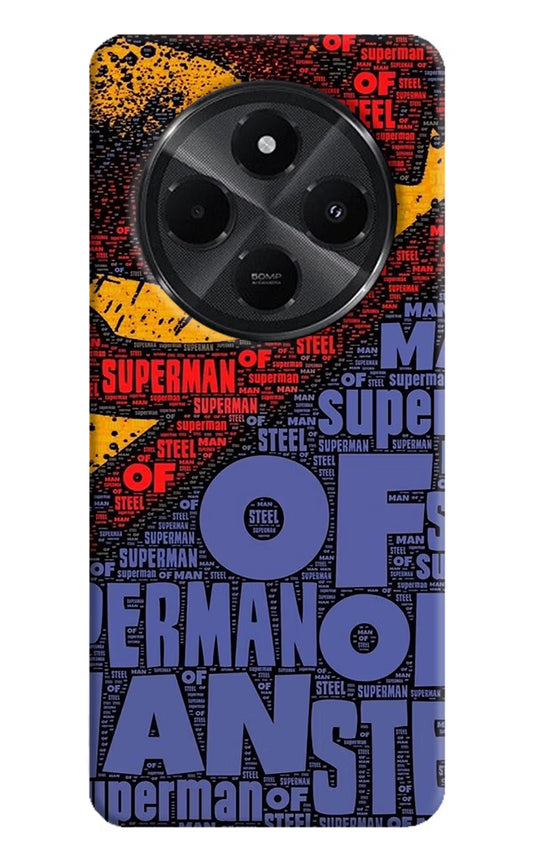 Superman Redmi A4 5G Hard Case Back Cover by Casekaro