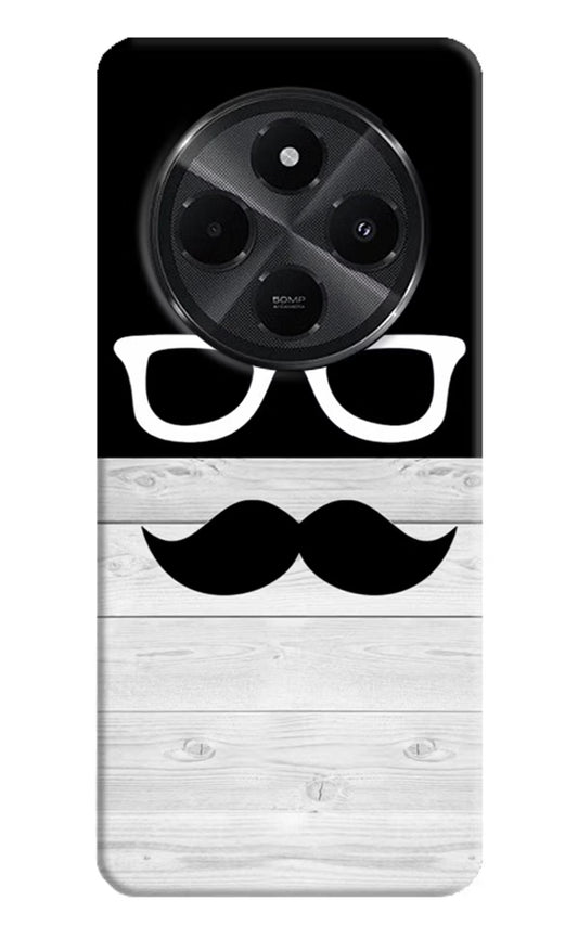 Mustache Redmi A4 5G Hard Case Back Cover by Casekaro