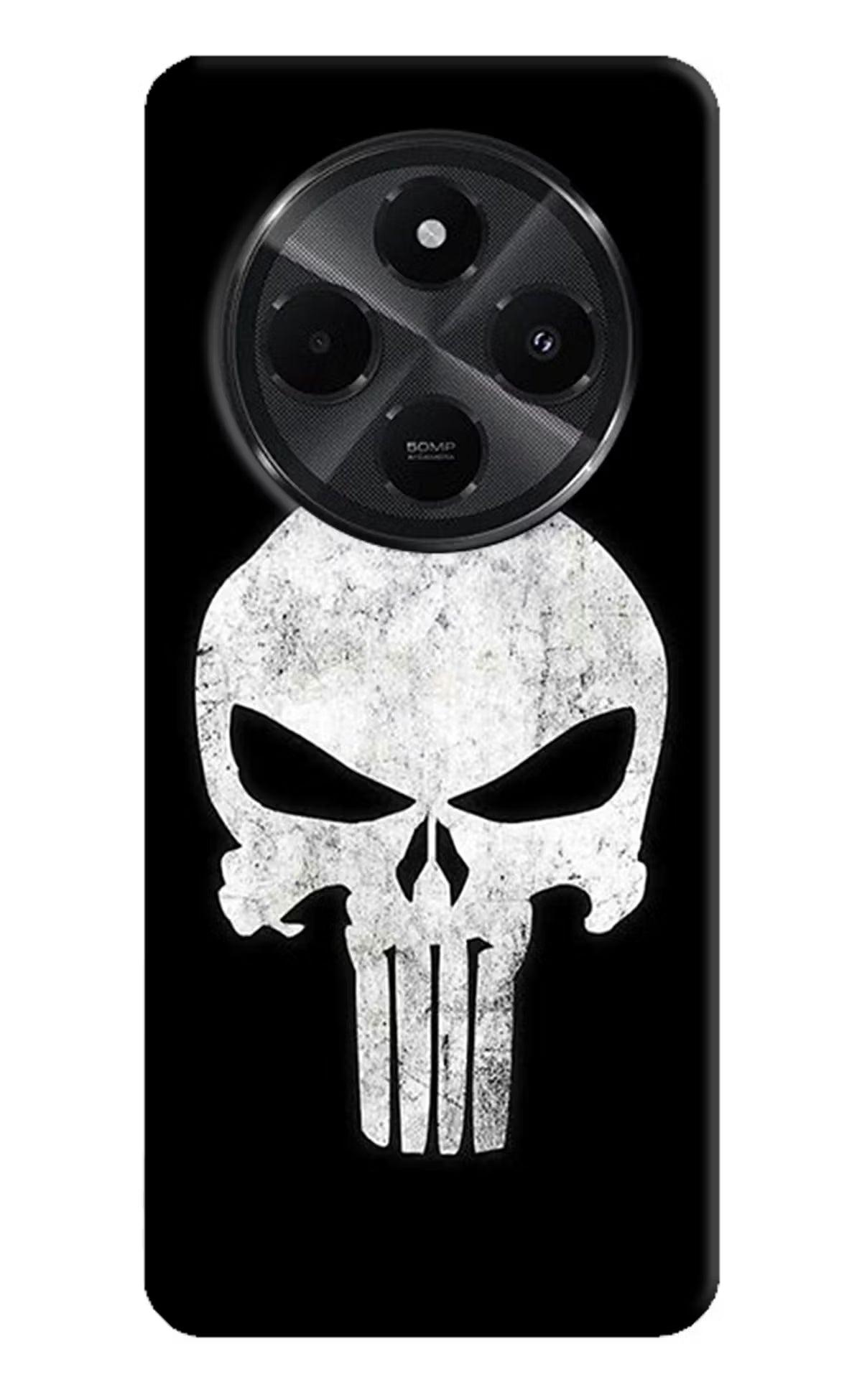 Punisher Skull Redmi A4 5G Hard Case Back Cover by Casekaro