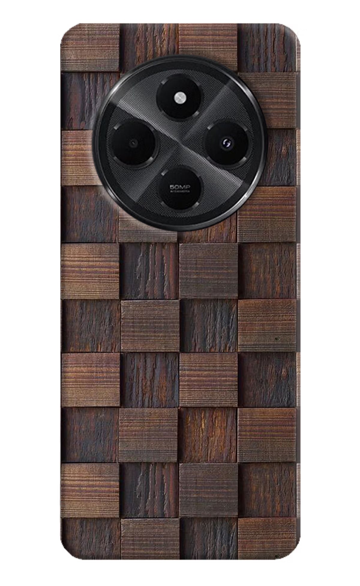 Wooden Cube Design Redmi A4 5G Hard Case Back Cover by Casekaro
