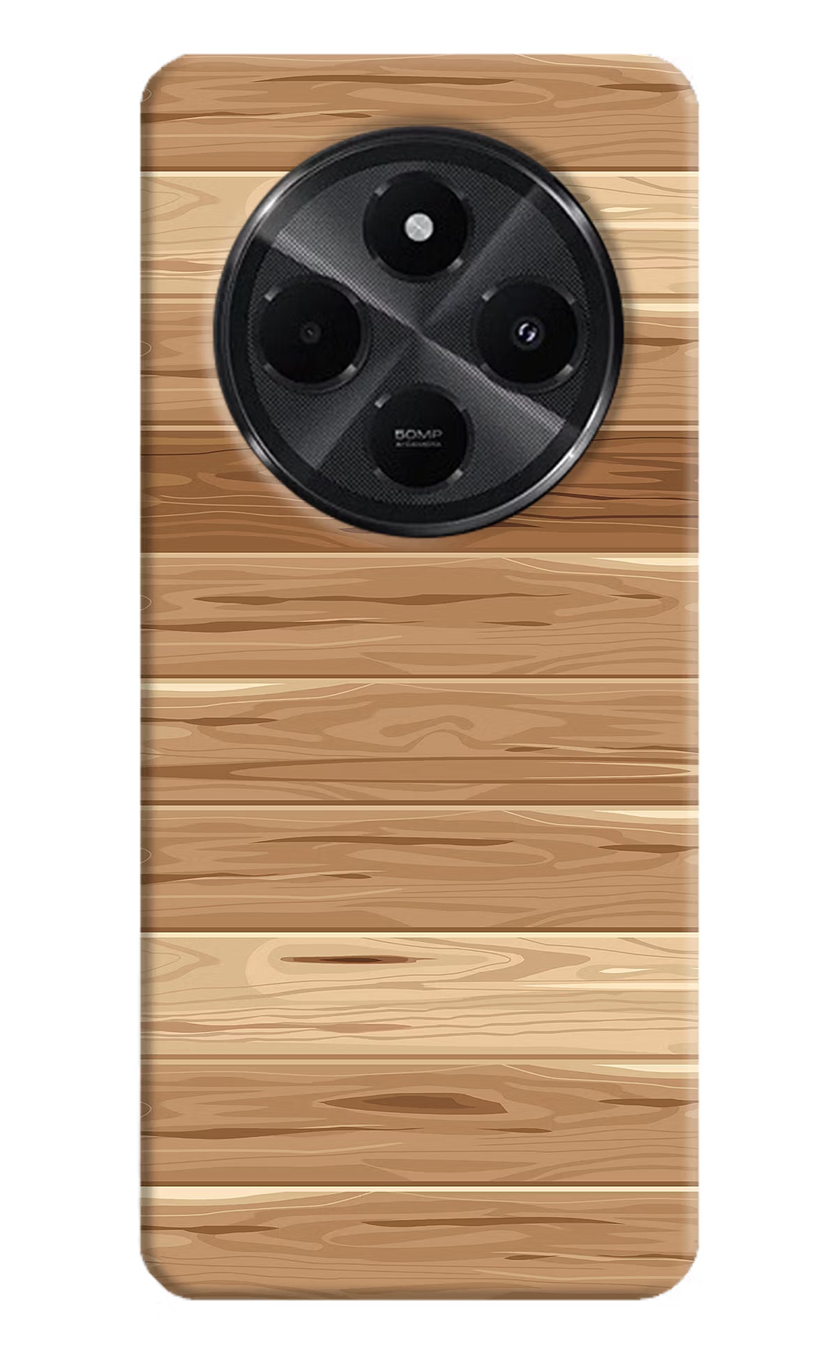 Wooden Vector Redmi A4 5G Hard Case Back Cover by Casekaro