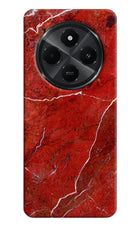Red Marble Design Redmi A4 5G Hard Case Back Cover by Casekaro