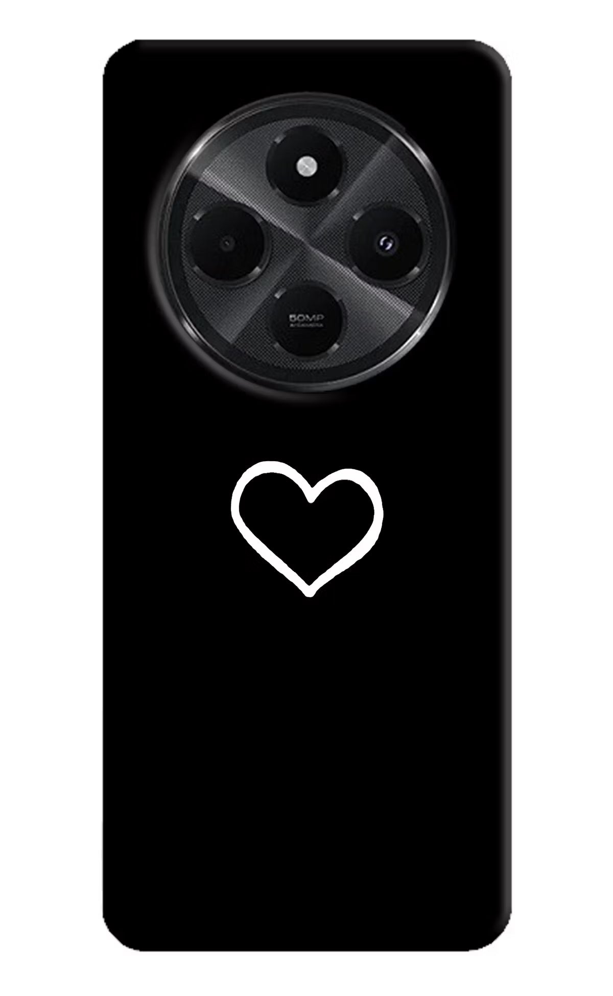 Heart Redmi A4 5G Hard Case Back Cover by Casekaro