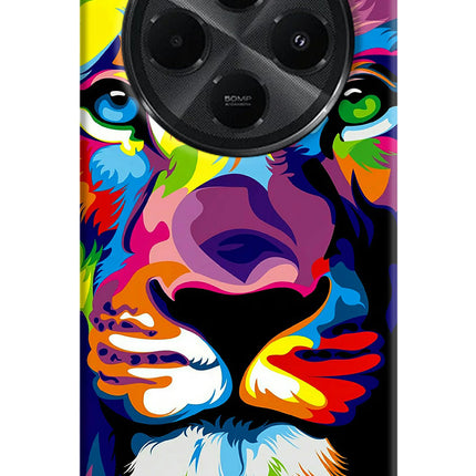 Lion Redmi A4 5G Hard Case Back Cover by Casekaro