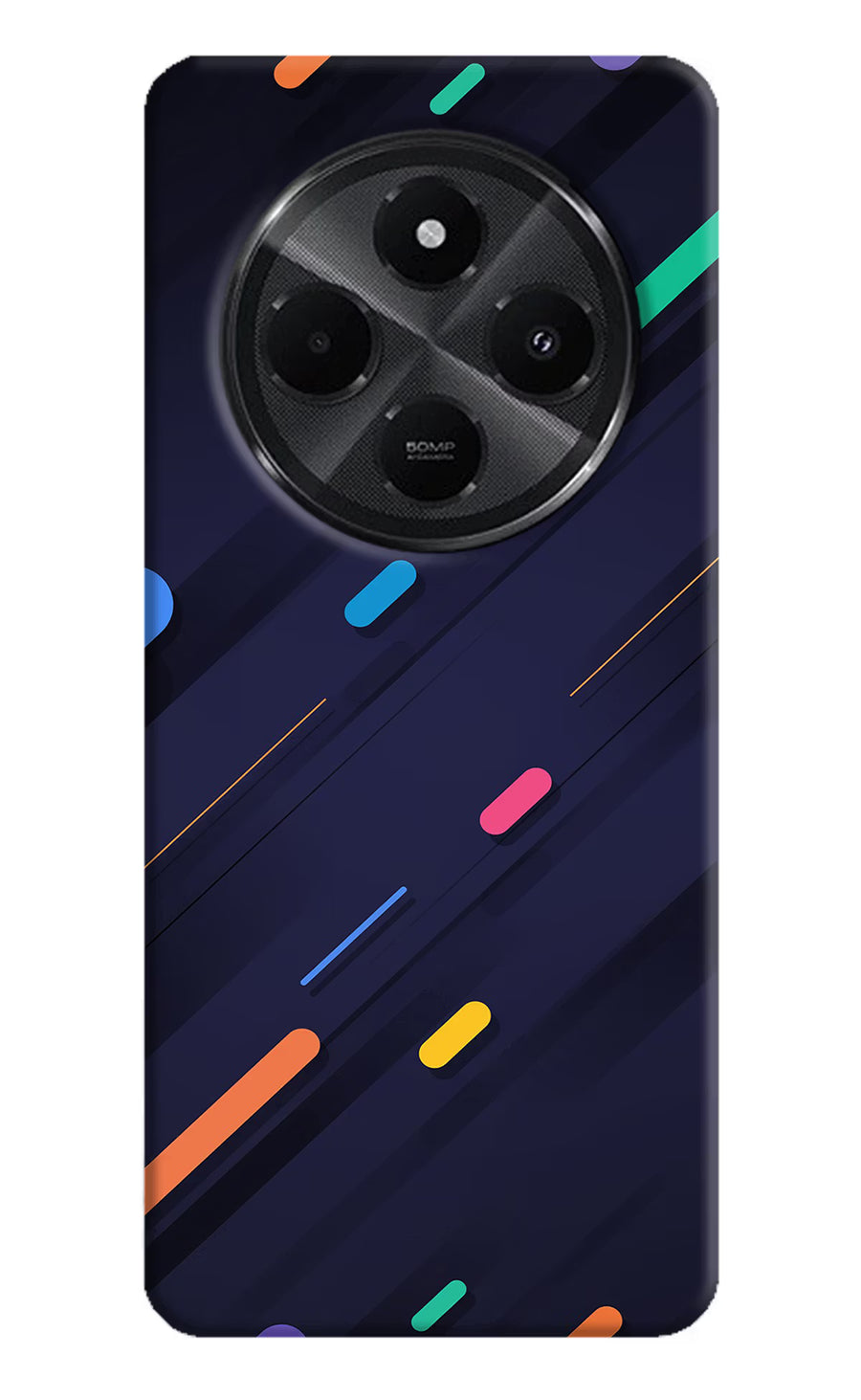 Abstract Design Redmi A4 5G Back Cover, Hard case