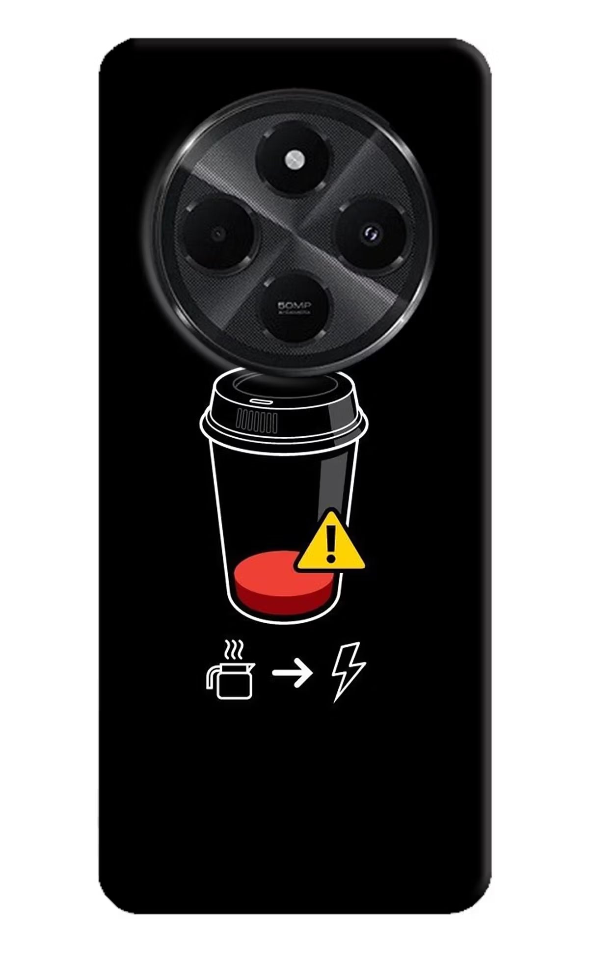 Coffee Redmi A4 5G Hard Case Back Cover by Casekaro